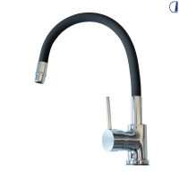 Miscelatore metallo canna flessibile nera
