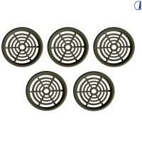 Areatore tondo nero - 5pz
