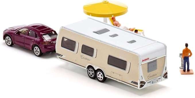 Auto Porsche con Caravan 1:55 - immagine 3