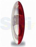 Luce ingombro bianco/rosso