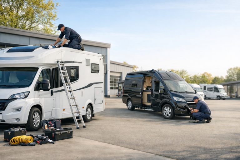 manutenzione stagionale camper e van presso concessionaria Transweit
